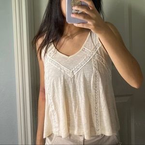 Cream tank top